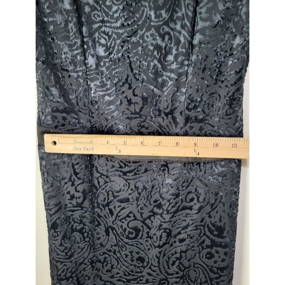 VTG GRACE USA Women's M Burnout Velvet Sleeveless Dress Prom Whimsigoth Fairy - Picture 7 of 9